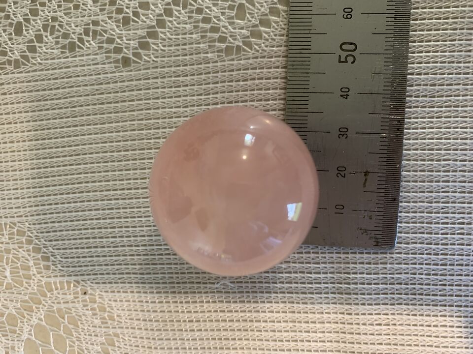 Tachyonized Rose quartz ball 3cm
